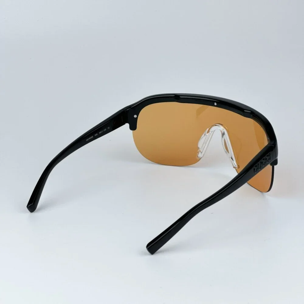Gucci GG1645S 005 BRAND NEW Sunglasses Black Orange Unisex Mask
